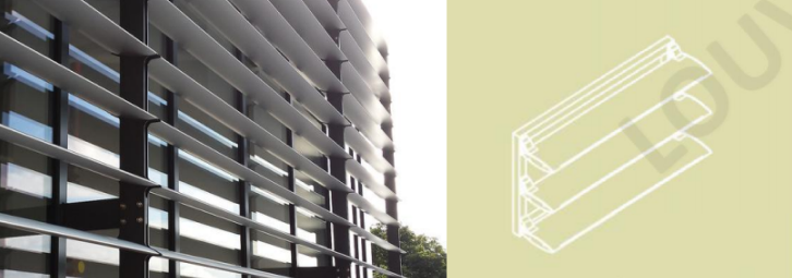 Horizontal Fixed Louvers