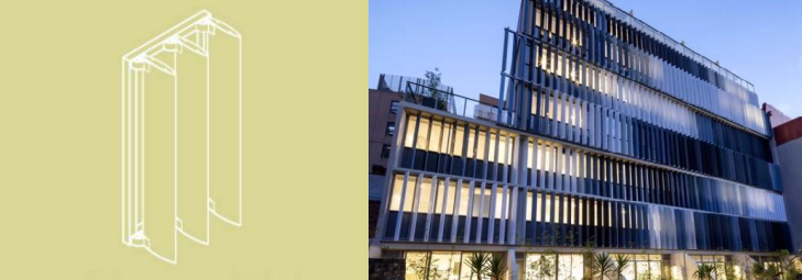 Vertical Fixed Louvers