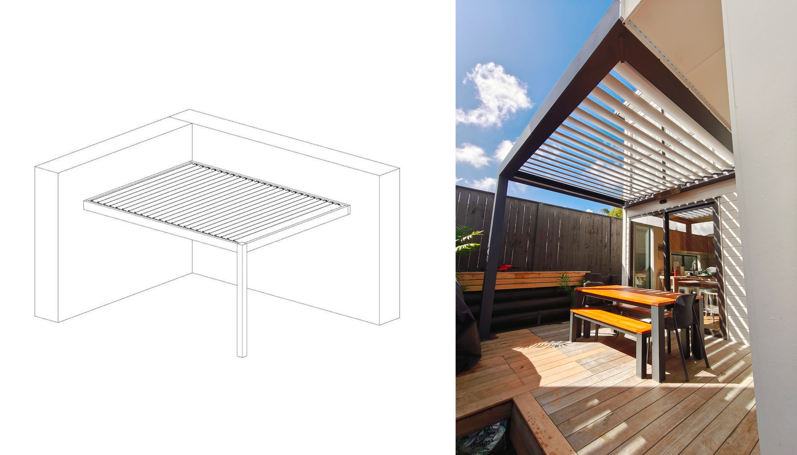 Freestanding Pergola
