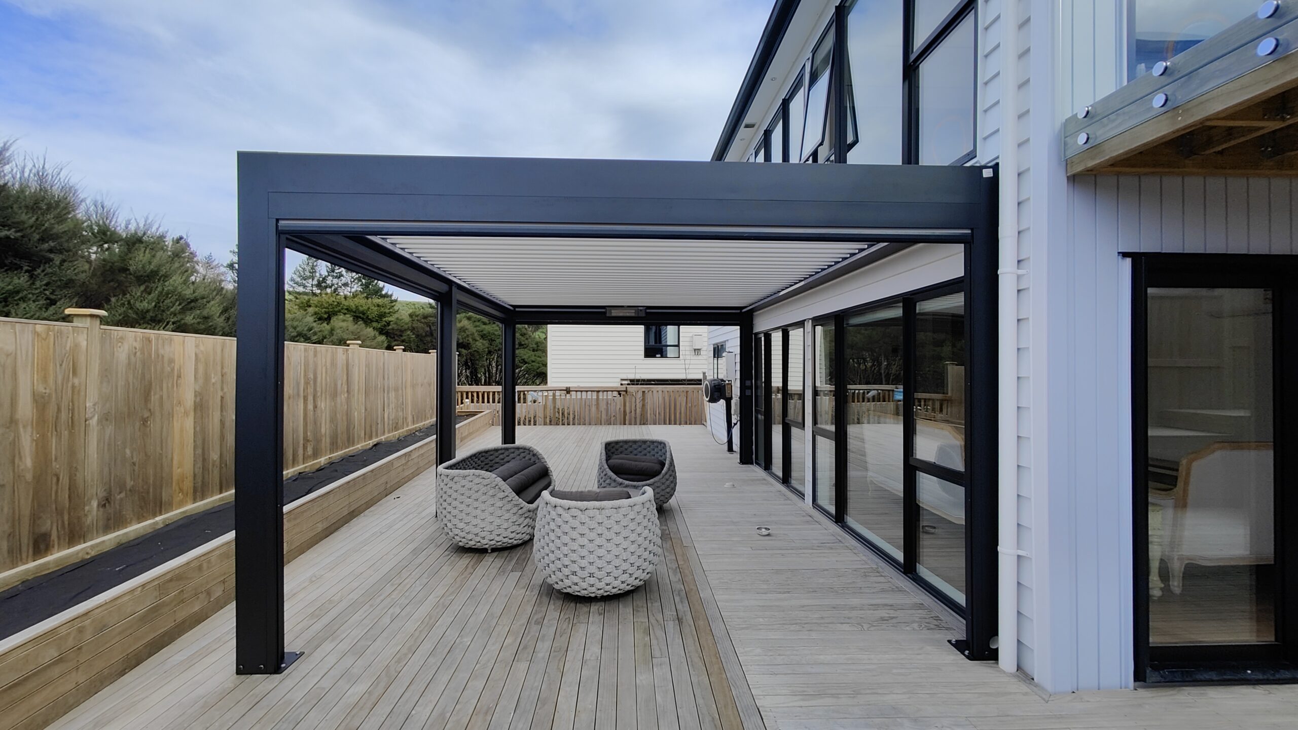 Transforming Outdoor Living: Custom Dual Pergola Design for Tea and Entertaining